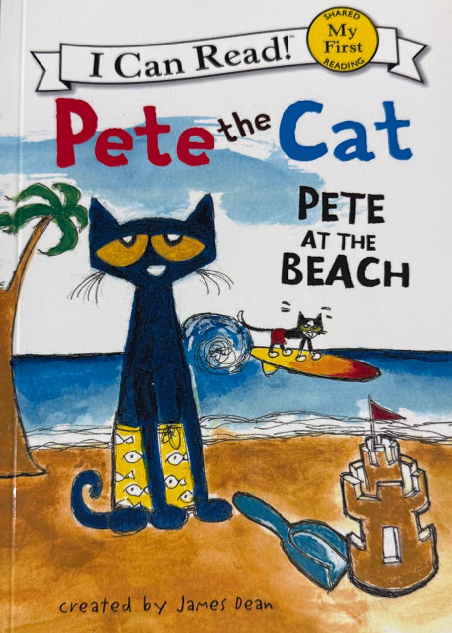 Pete the cat Pete at the beach